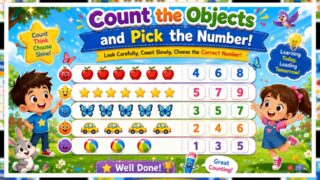 🔢🌟 Count, Match & Learn! 🌟🔢

Our Nursery learners participated in a fun and engaging “Count the Objects and Pick the Correct Number (1–10)” activity. The children carefully counted objects and selected the corresponding numeral, making early number learning interactive and enjoyable. 🎯✨

The activity helped strengthen number recognition, one-to-one correspondence, observation, concentration, logical thinking, and fine motor skills. It also encouraged children to count confidently and accurately while learning through hands-on exploration. 🧮🌈

Through playful learning experiences, our little learners are building a strong foundation in early numeracy skills—one number at a time! 💕🔢

#CountAndMatch #EarlyNumeracy #NumberRecognition #CountingSkills #LearningThroughPlay #HandsOnLearning #NurseryActivities #FunWithNumbers #EarlyYearsLearning #PlayBasedLearning #LearnCareShare