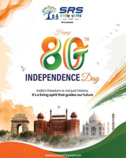 Today, we celebrate the spirit of a nation that continues to rise with hope, resilience, and determination. Let us remember the sacrifices that gave us the freedom we cherish and pledge to build an India filled with kindness, knowledge, harmony, and progress.

May our tricolour always inspire us to dream bigger, stand together, and serve our nation with pride.

✨ Happy 80th Independence Day!
Jai Hind!

#IndependenceDay #80YearsOfFreedom #JaiHind #ProudIndian #IndiaAt80 #UnityInDiversity #NationFirst #SpiritOfIndia #ProudMoment #LearnCareShare