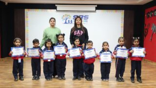 We proudly celebrated the achievements of our young learners as they received certificates for their wonderful performances in two special competitions.

Our Pre-Nursery students participated enthusiastically in the Colouring Competition. The little artists beautifully filled their drawings with bright and vibrant colours, showcasing their creativity and imagination. Their neatness, colour sense, and joyful participation made the event truly delightful.

The Grade I students took part in the Hindi Handwriting Competition and impressed everyone with their neat and well-formed letters. They demonstrated clarity, proper spacing, and excellent presentation in their writing. Their dedication and consistent practice were clearly reflected in their work.

The certificate distribution was a proud and happy moment for both students and teachers. Such competitions encourage creativity, improve skills, and boost confidence at an early age, motivating our learners to continue striving for excellence.

#StudentAchievement #ProudMoment #PreNursery #GradeI #ColouringCompetition #HindiHandwriting #YoungLearners #CreativeKids #ConfidenceBuilding 🌟🏅